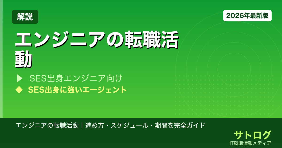 【在職中でも2ヶ月で内定】エンジニアの転職活動｜進め方・スケジュール・期間を完全ガイド